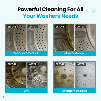 Washing machine cleaning tablets are a must-have for families with pets.