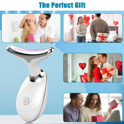 ✨ LED Face & Neck Massager – Sculpt, Lift & Glow
