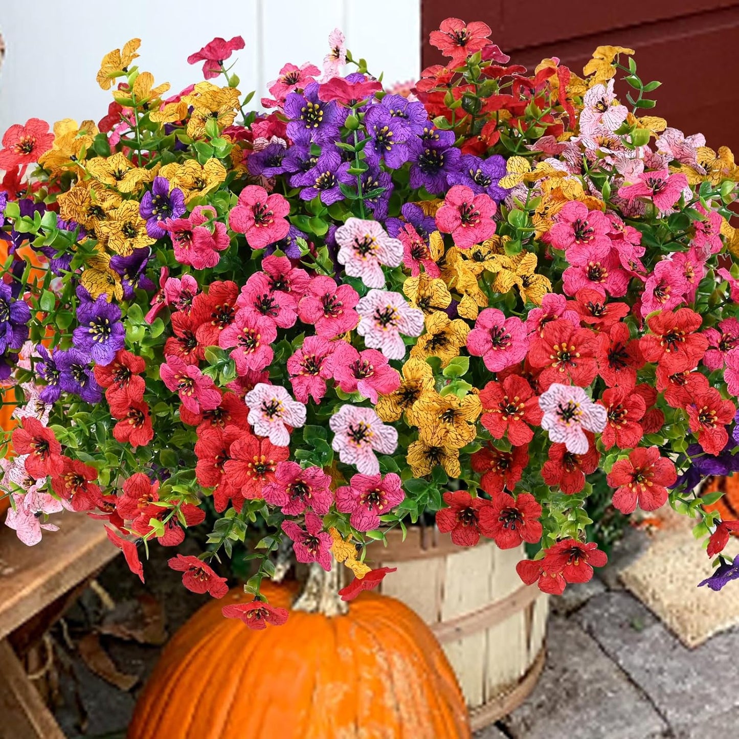 🌱 Rainproof Lifelike Artificial Flowers With UV-Shield Coating