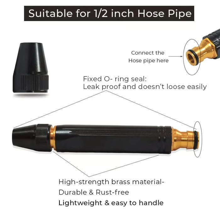 ✨ Limited Time 30% OFF💥High-Pressure Hose Spray Gun with Brush Attachment💧