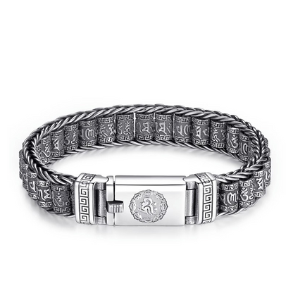 💎 50 % RABATT! 💎 Tibetisches Gebetsmühlen-Armband – 925er Sterlingsilber, Glücksbringer & Valentinstagsgeschenk
