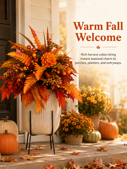 🔥Autumn Sale - 50% Off🍂Autumn Harvest Floral Garden Stake Arrangement