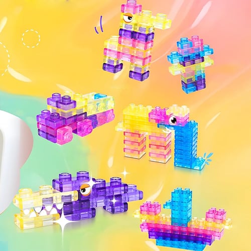 🔥50% OFF🔥Squishy Multi-color Stacking Building Blocks Toy Set