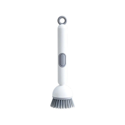 6-in-1 Soap Dispensing Dish Brush – Leak-Proof, Adjustable Angle & Wall-Mounted for Sinks, Pots & Pans