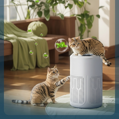🌀 Air Purifier for Home 🌿 Includes Filter & Aromatherapy Tablets