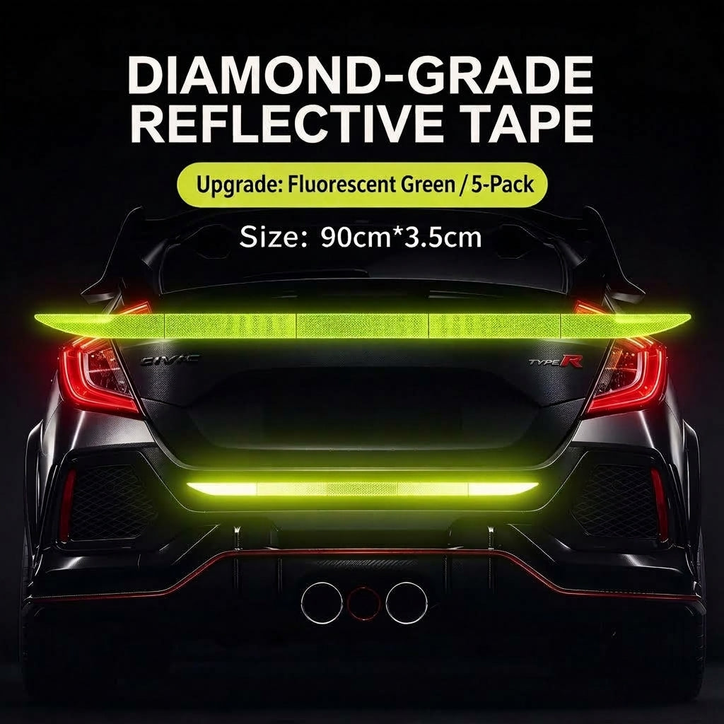 🔥Limited-time 50% off-Reflective Car Sticker Strips for Trunk & Rear Bumper
