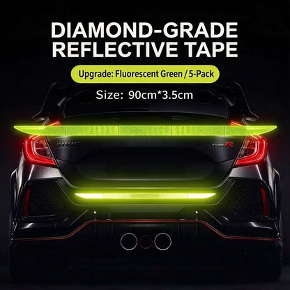 🔥Limited-time 50% off-Reflective Car Sticker Strips for Trunk & Rear Bumper