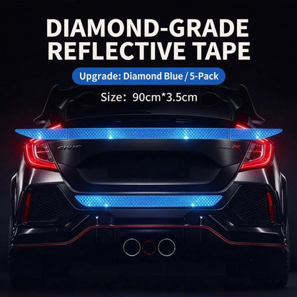 🔥Limited-time 50% off-Reflective Car Sticker Strips for Trunk & Rear Bumper