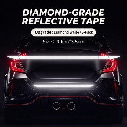 🔥Limited-time 50% off-Reflective Car Sticker Strips for Trunk & Rear Bumper