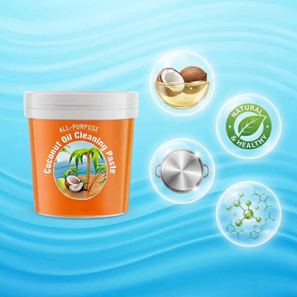 🥥 Coconut Oil Multi-Purpose Cleaning Paste ✨