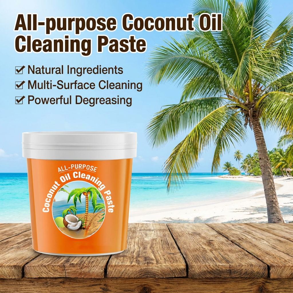 🥥 Coconut Oil Multi-Purpose Cleaning Paste ✨