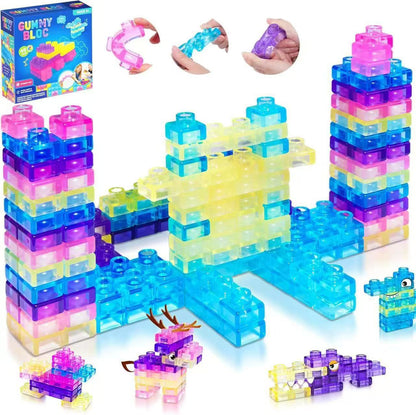 🔥50% OFF🔥Squishy Multi-color Stacking Building Blocks Toy Set