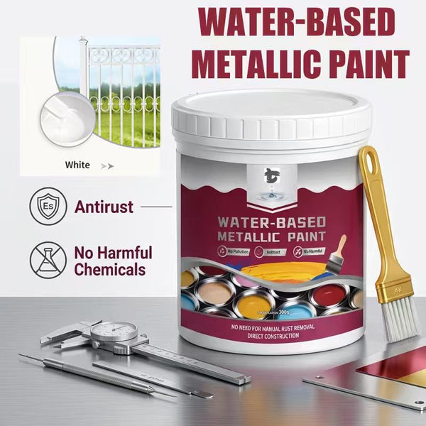 ⏳Time-Limited Special⏰Rust Converter Metallic Paint – One coat stops rust, no sanding, no fumes. Dries to a sleek metal finish🛡️