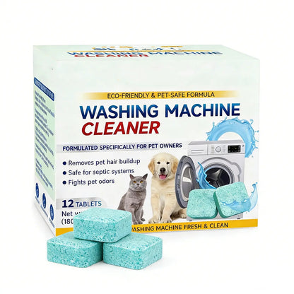Washing machine cleaning tablets are a must-have for families with pets.