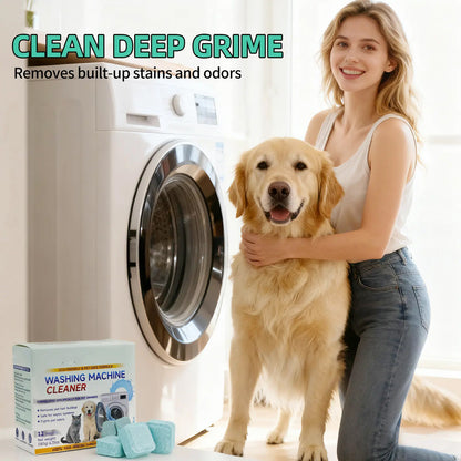 Washing machine cleaning tablets are a must-have for families with pets.