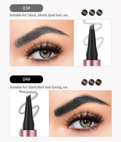 Four-Prong Eyebrow Pencil