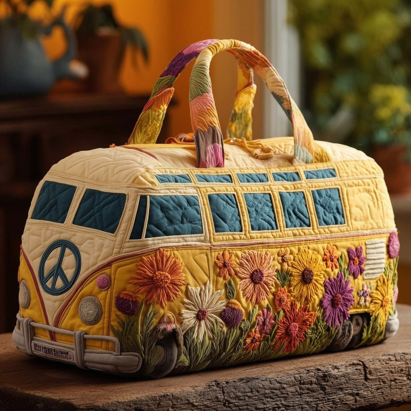 🔥Best Seller🔥Boho Quilted Weekender Travel Bag Essentials 🌸🎒