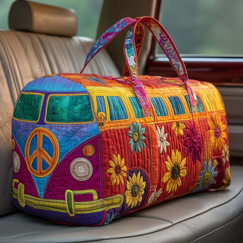🔥Best Seller🔥Boho Quilted Weekender Travel Bag Essentials 🌸🎒