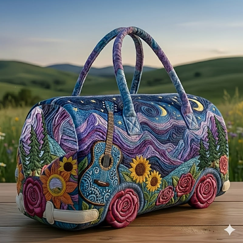 🔥Best Seller🔥Boho Quilted Weekender Travel Bag Essentials 🌸🎒