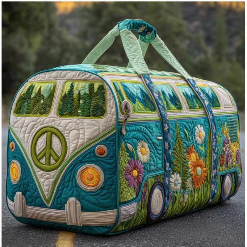 🔥Best Seller🔥Boho Quilted Weekender Travel Bag Essentials 🌸🎒