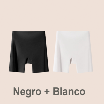 Women's high-waisted shaping short with tummy control and butt-lifting effect, made of cool-touch fabric.