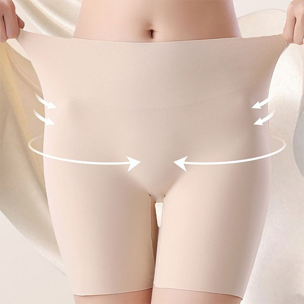 Women's high-waisted shaping short with tummy control and butt-lifting effect, made of cool-touch fabric.
