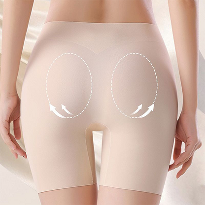 Women's high-waisted shaping short with tummy control and butt-lifting effect, made of cool-touch fabric.