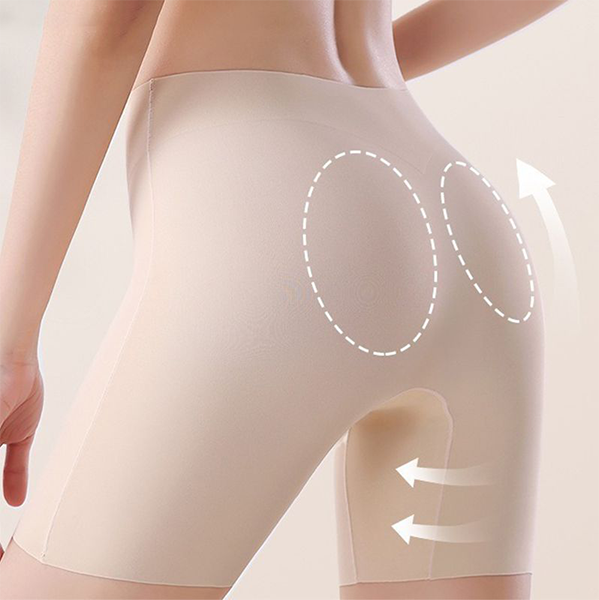Women's high-waisted shaping short with tummy control and butt-lifting effect, made of cool-touch fabric.