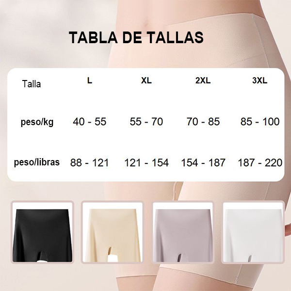 Women's high-waisted shaping short with tummy control and butt-lifting effect, made of cool-touch fabric.