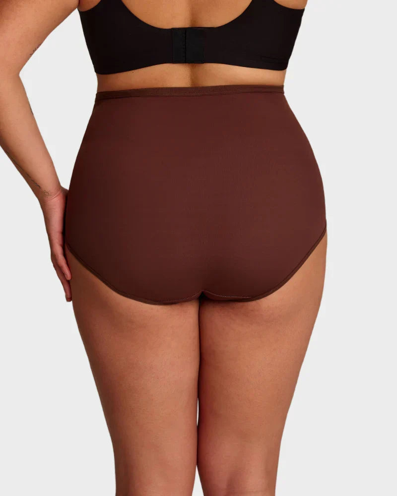 🌸✨Plus-Size High-Waist Cross Tummy Control Panties