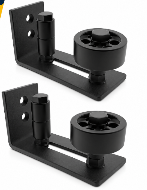 🔥 LIMITED-TIME50% OFF 🚪 Heavy Duty Wall Mounted Floor Guide Stop Barn Door Wobble – Adjustable Floor Guide for Smooth, Stable Sliding