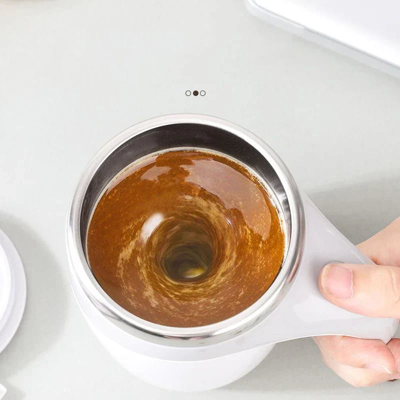 ☕Automatic Mixing Cup Electric Rotating Coffee Cup Stainless Steel Mug Milk Shake Rotating Magnetic Mug Water Cups