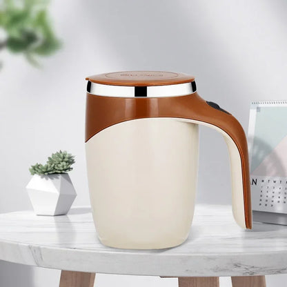☕Automatic Mixing Cup Electric Rotating Coffee Cup Stainless Steel Mug Milk Shake Rotating Magnetic Mug Water Cups