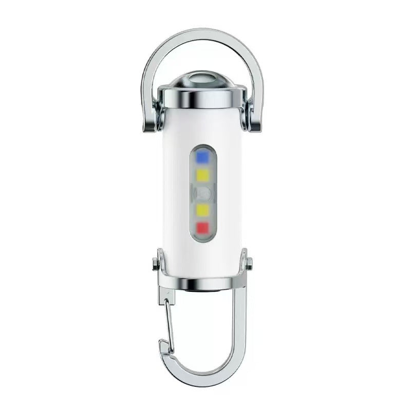 🔥1200LM Super Bright Mini Keychain Flashlight Waterproof mobile phone power bank