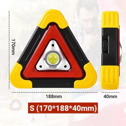 🚗Huge Sale - 50% Off 🆘3-in-1 Solar Emergency Roadside Warning Triangle✨