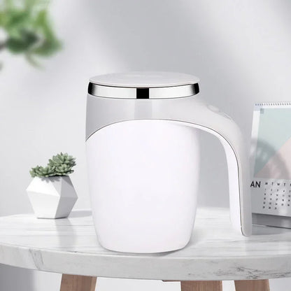 ☕Automatic Mixing Cup Electric Rotating Coffee Cup Stainless Steel Mug Milk Shake Rotating Magnetic Mug Water Cups