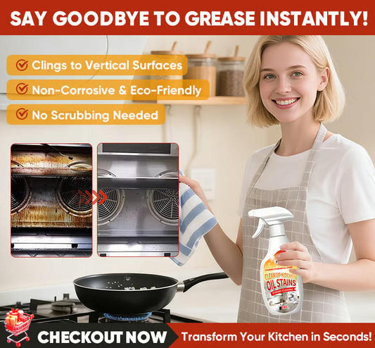 🔥 Heavy-Duty Kitchen Degreaser Foam Cleaner🔥