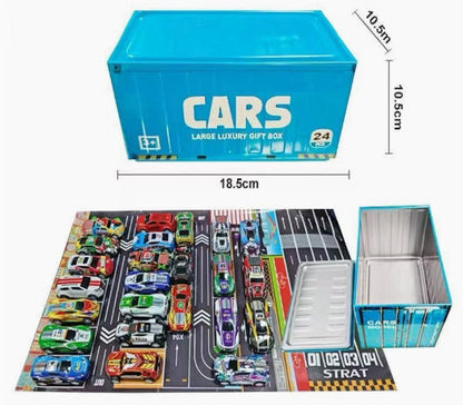 49% OFF🎁48 Mini Pull-Back Cars with Built-In Garage Set