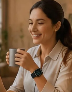 Gard Pro Health Smartwatch 3 – Bluetooth Calling + Health Tracking | 10-Day Battery | IP68 Waterproof