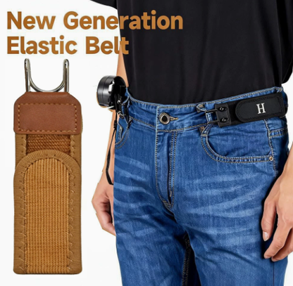 🔥No Buckle Belt – Adjustable Stretch Belt for Jeans, Invisible & Comfortable Fit🔥