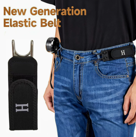 🔥No Buckle Belt – Adjustable Stretch Belt for Jeans, Invisible & Comfortable Fit🔥