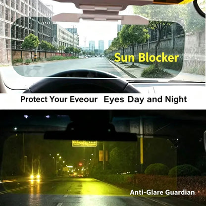 🥇Professional-grade🥇✅Adjustable Anti-Glare Car Sun Visor – High-Definition, Blue-Light-Blocking Driving Visor for Day and Night Use 🚗