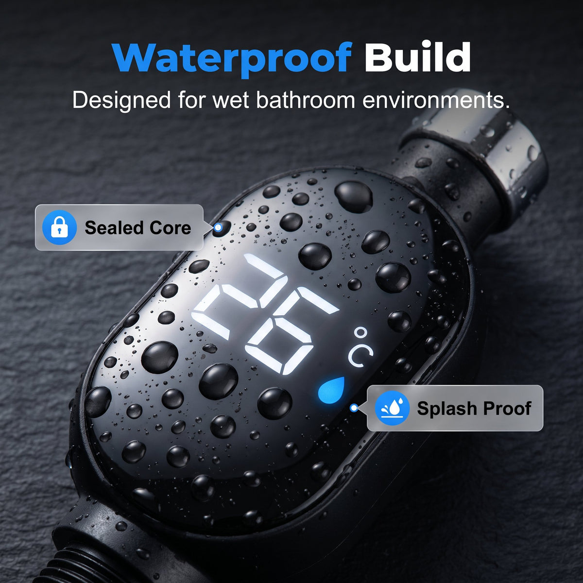 🔥Buy 2  get 1 free🔥Smart LED shower thermometer