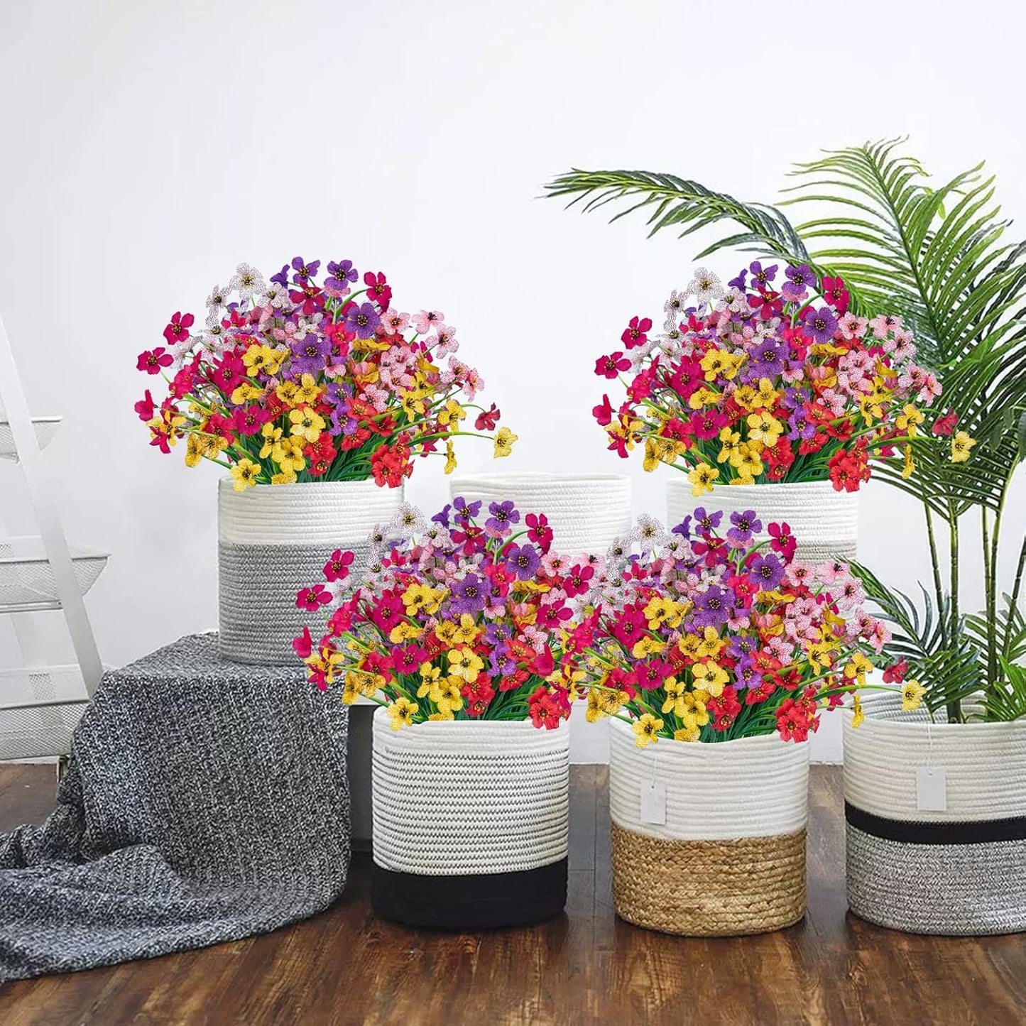 🌱 Rainproof Lifelike Artificial Flowers With UV-Shield Coating