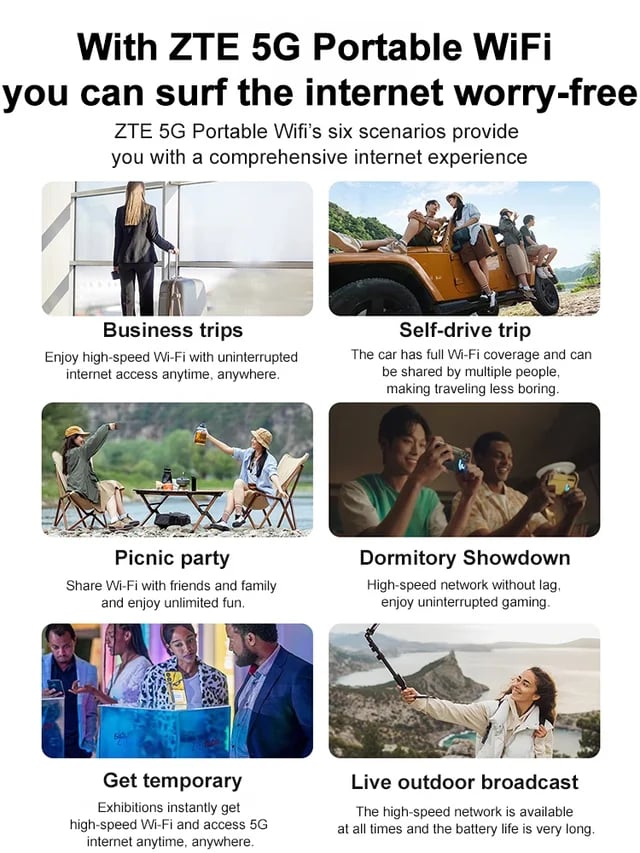 ✨LAST DAY SALE 35% OFF🛜All-network portable wifi-Power on and use, free for life