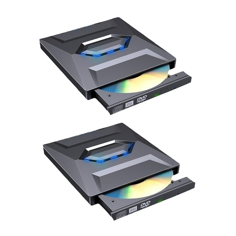 🏆7-in-1 External USB DVD Drive & Blu-ray Player