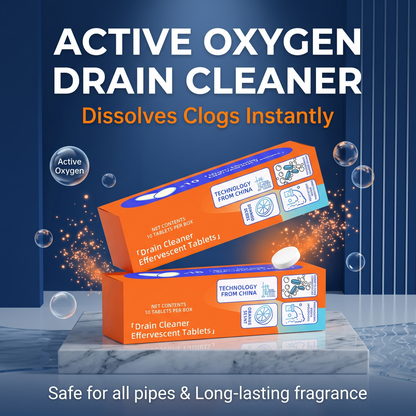 🔥2026 HOT SALE🔥High-efficiency, fast-acting, anti-clogging, deodorizing effervescent tablets for pipes
