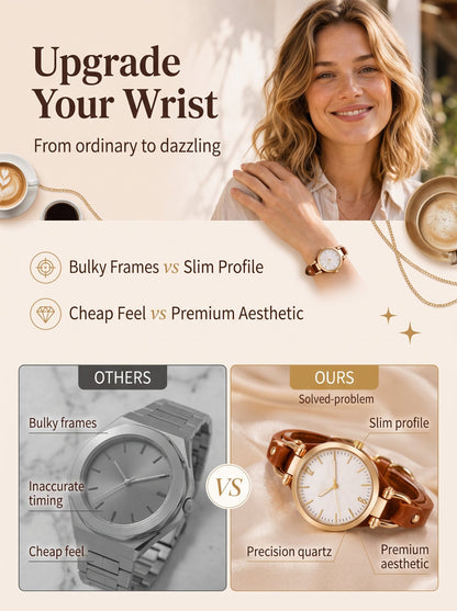 💎Luxury Elegant Slim‑Band Wristwatch