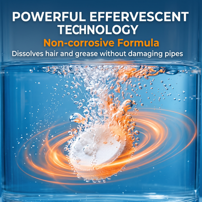🔥2026 HOT SALE🔥High-efficiency, fast-acting, anti-clogging, deodorizing effervescent tablets for pipes
