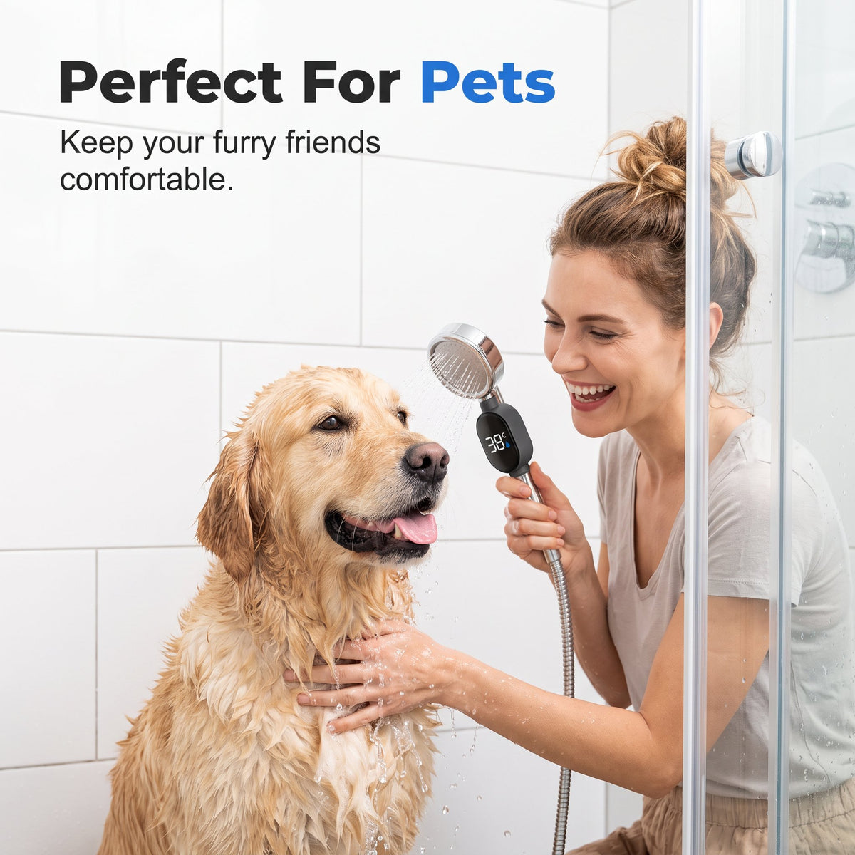 🔥Buy 2  get 1 free🔥Smart LED shower thermometer